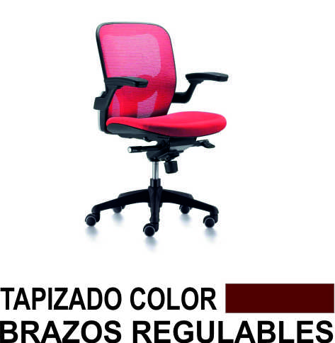 SILLA POMPEYA SINCRO C/BRAZ MAL/TAP BUR