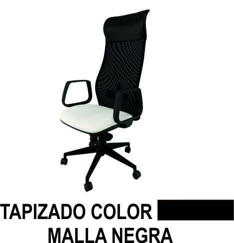 SILLA VESTA SINCRO C/BRAZ MA/TA NEGRO