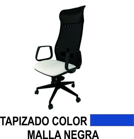 SILLA VESTA SINCRO C/BRAZ MA/NE T/AZUL