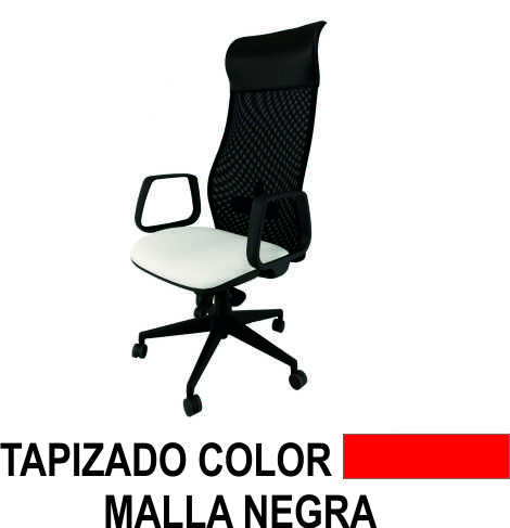 SILLA VESTA SINCRO C/BRAZ MA/NE T/ROJO