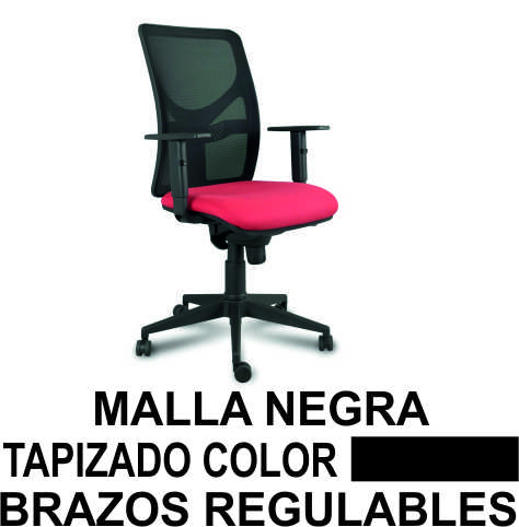 SILLA XARLY SYNCRO MA/NE BRAZ.REGU NEGR