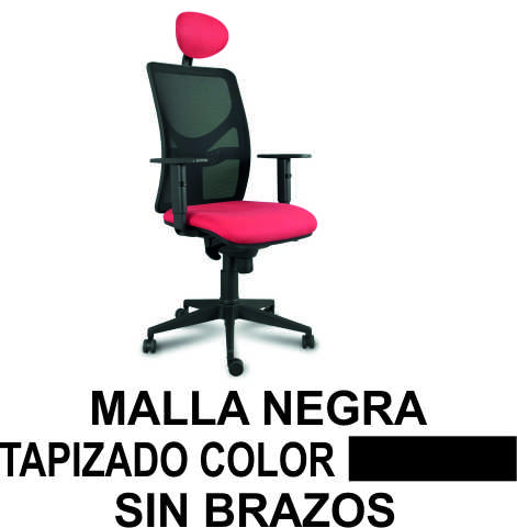 SILLA XARLY SYNCRO MA/NE CAB S/BR NEGRO