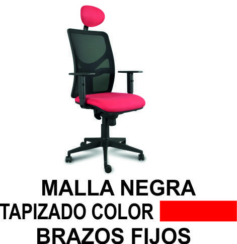 SILLA XARLY SYNCRO MA/NE CAB BR/FI ROJO