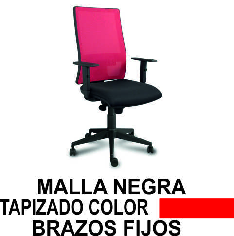 SILLA XENA SINCRO MA/NE BRAZ FIJOS ROJO