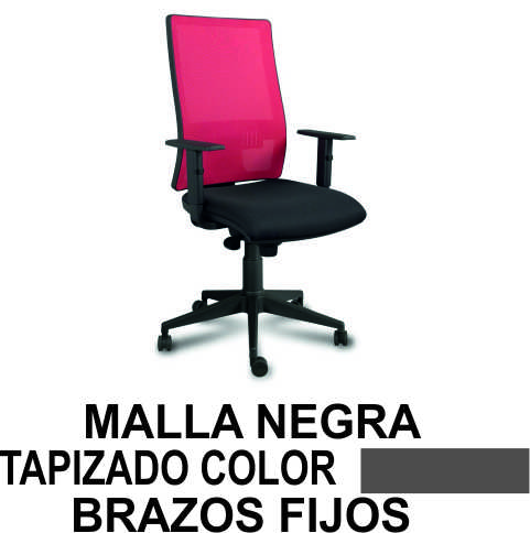 SILLA XENA SINCRO MA/NE BRAZ FIJOS GRIS