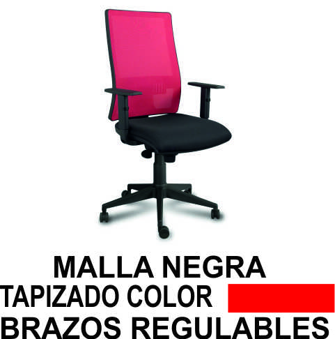 SILLA XENA SINCRO MA/NE BRAZ REGUL ROJO