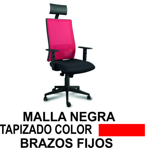 SILLA XENA SINCRO MA/NE CAB BR/FIJ ROJO