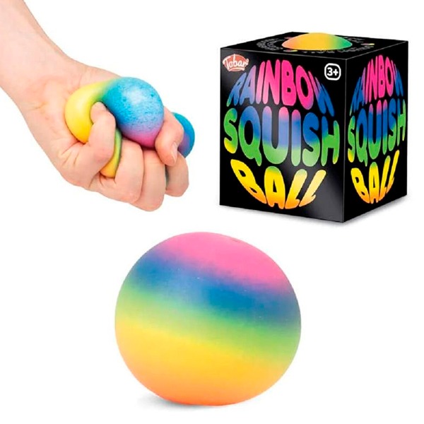 SCRUNCHEMS SQUISH BALL RAINBOW