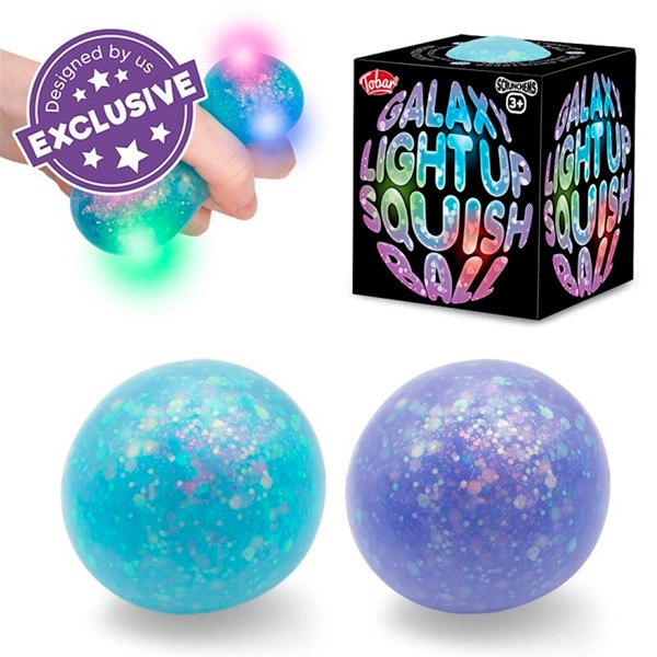 SCRUNCHEMS GALAXY LIGHT UP SQUISH BALL