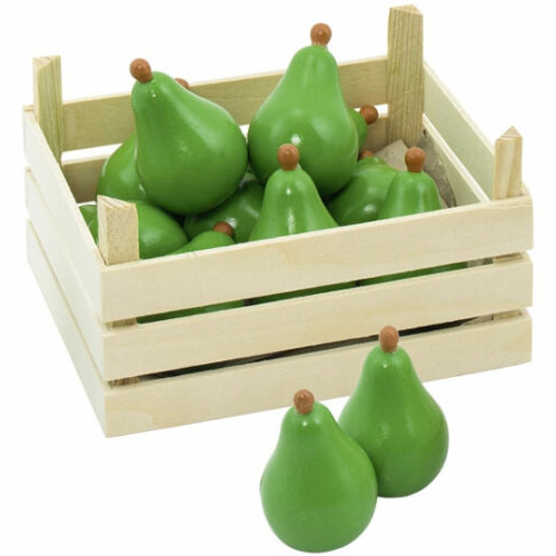 PERAS EN CAJA DE MADERA