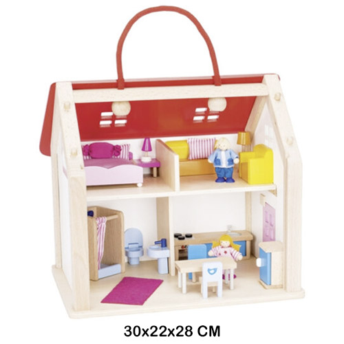CASA DE MUÑECAS CON ACCESORIOS