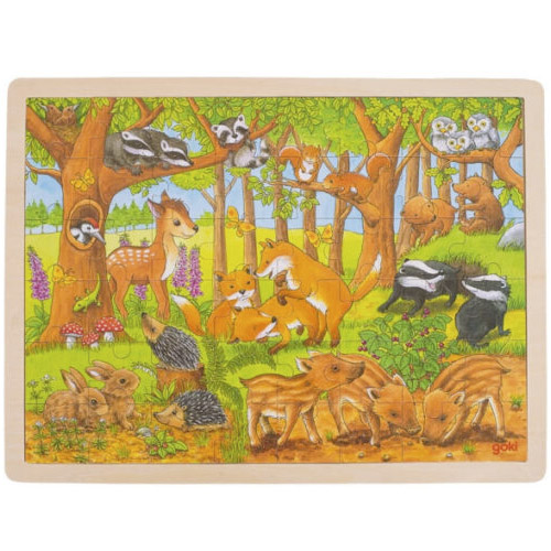 PUZZLE ANIMALES BOSQUE