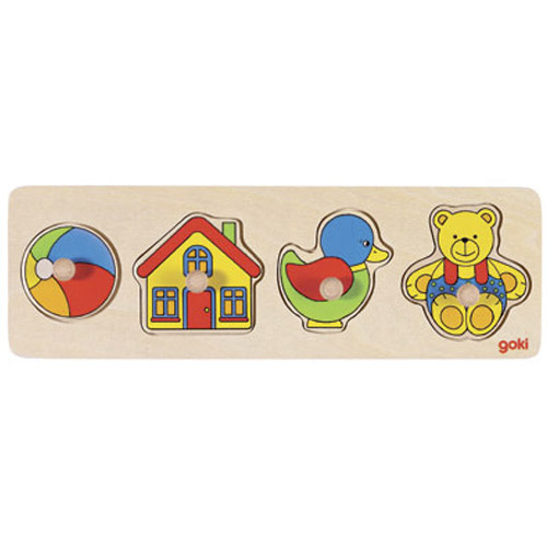 PUZZLE ENCAJE JUGUETES 4 PIEZAS