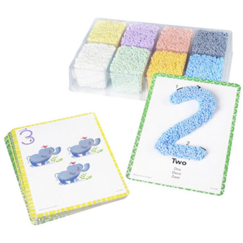 MOLDEA LOS NUMEROS CON PLAYFOAM