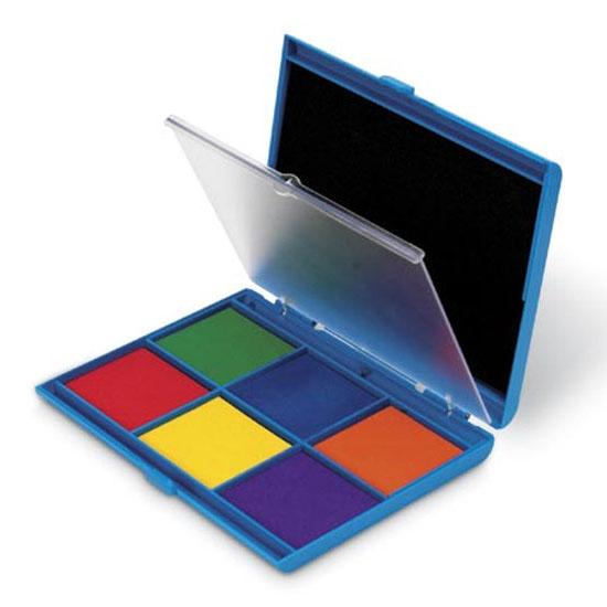 PALETA 7 COLORES PARA SELLOS