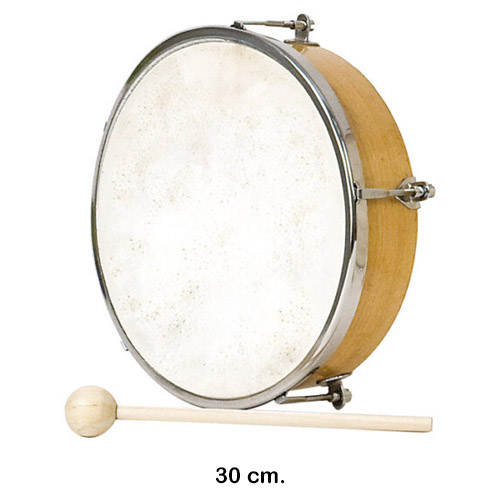 TAMBORIL SIN CIMBALOS 30 CM