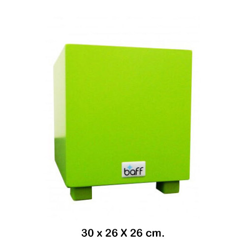 CAJON BAFF 30 X 26 X 26 CM VERDE