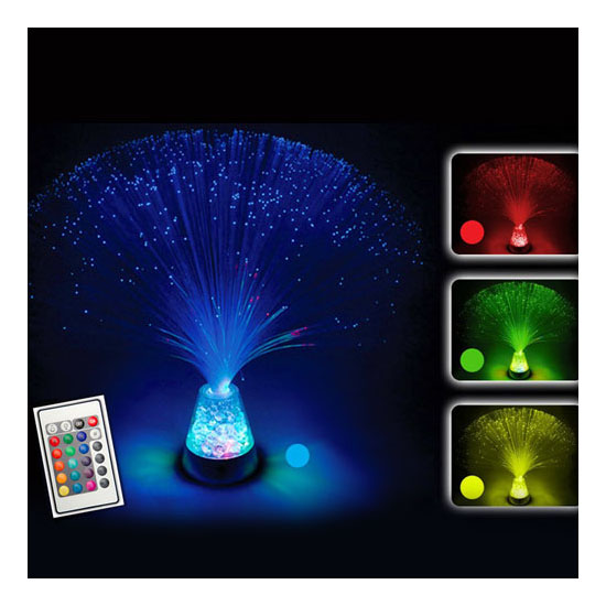 LAMPARA DE FIBRAS LUMINOSAS  CON CONTRO