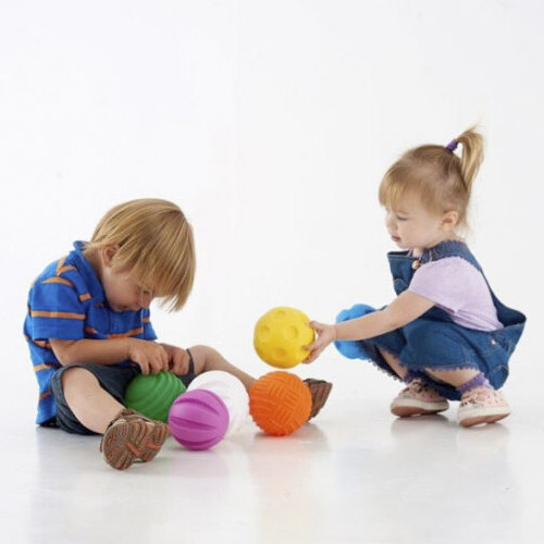 SET DE 6 PELOTAS TACTILES