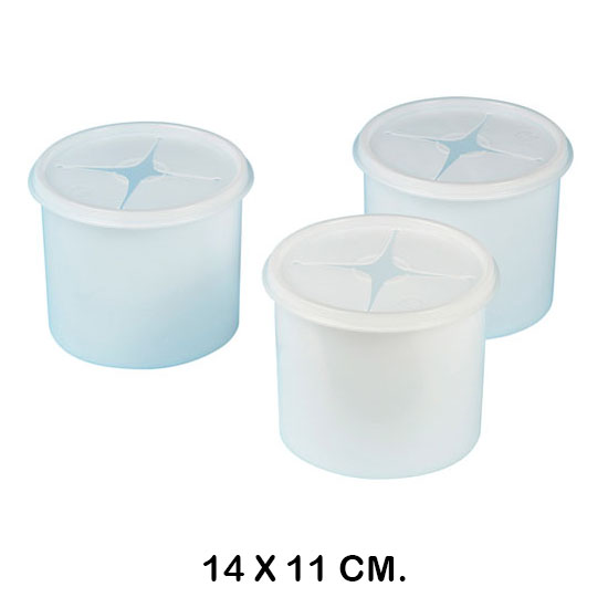 CONJUNTO DE 3 FRASCOS DE ENCAJE