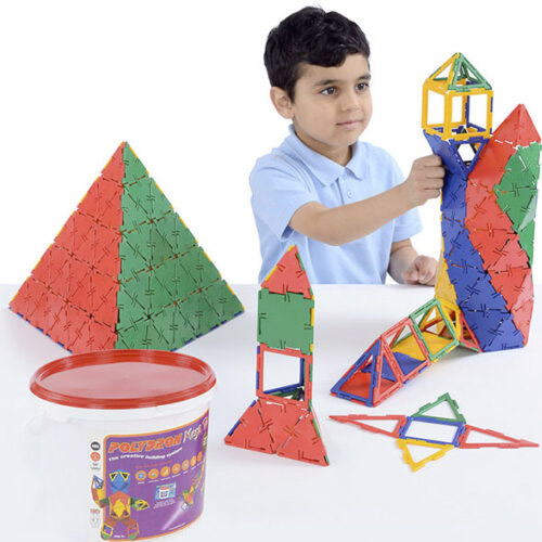 SET 120 PIEZAS POLYDRON MEGA TUB
