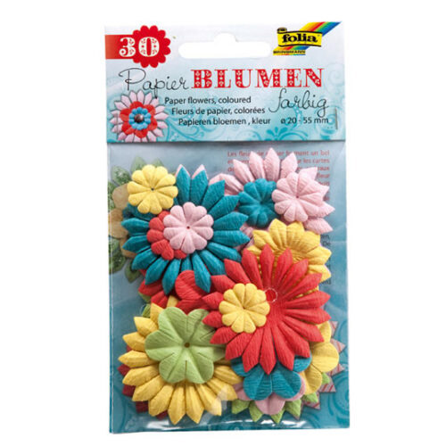 FLORES DE PAPEL 30 UDS.
