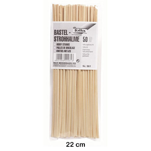 PAJITAS 22 CM NATURAL