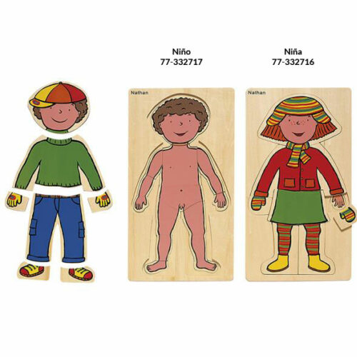 NIÑA PUZZLE DESCUBRIMIENTO DEL CUERPO