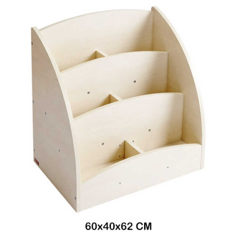 MUEBLE EXPOSITOR DE LIBROS 6 COMPARTIMEN