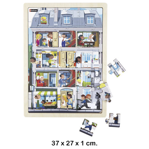 PUZZLES DE MADERA EL EDIFICIO