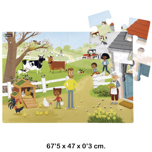 MAXIPUZZLES EN LA GRANJA