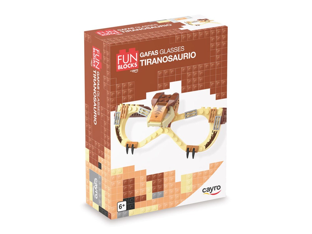 JUEGO CONSTRUCCION GAFAS TIRANOSAURIO