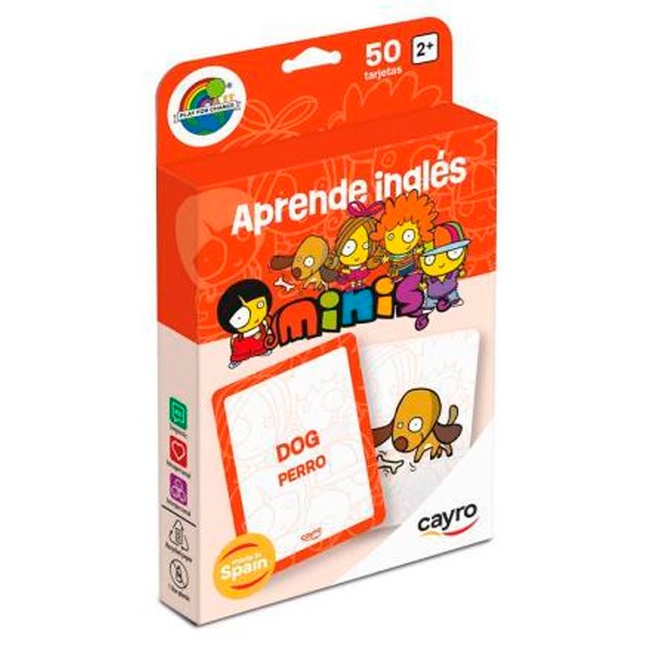 JUEGO 50 CARTAS PARA APRENDER INGLES