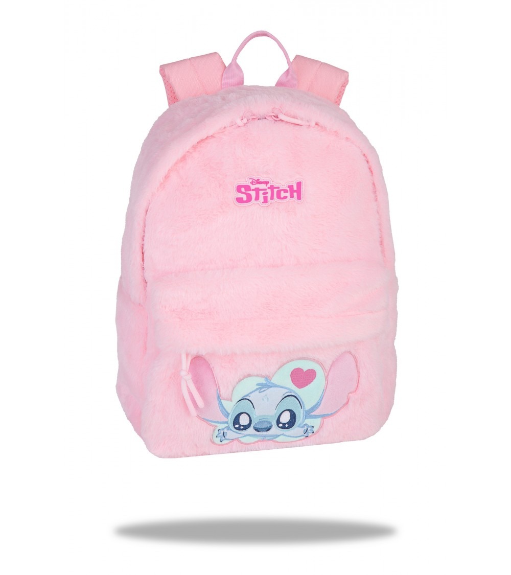 MOCHILA GRANDE STITCH PINK FLUFFY