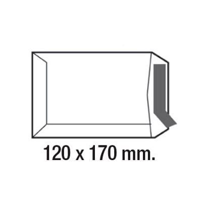 CAJA 1000 BOLSA 120X170MM KRAFT 70GR N/