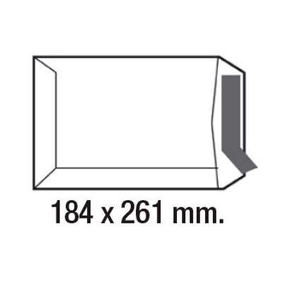 CAJA 250 BOLSA 184X261MM KRAFT 90GR AUTO
