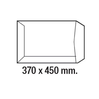BOLSA 370X450MM BLANCO TAMAÑO RADIOGRAF