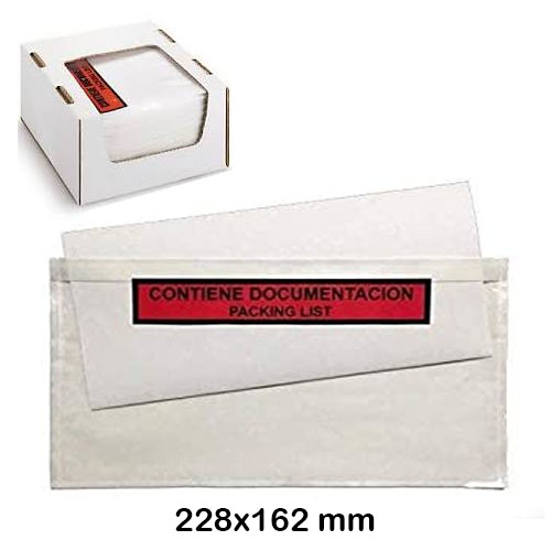 SOBRE PACKING LIST 240X185 C5 CAJA 250
