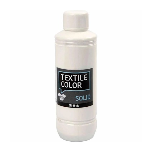 BOTELLA 250ML TEMPERA TEXTIL BLANCA