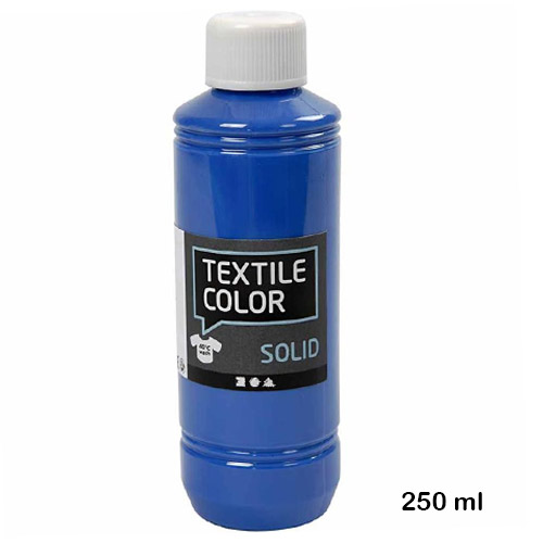 BOTELLA 250ML TEMPERA TEXTIL AZUL SOLIDA