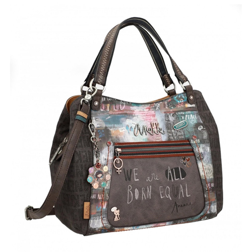 BOLSO DE ASA CORTA SINTETICO