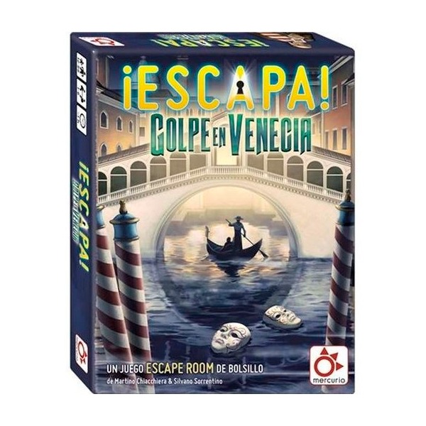 JUEGO DE CARTAS ESCAPA.GOLPE EN VENECIA