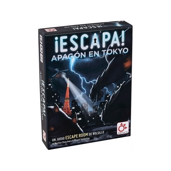 JUEGO DE CARTAS ESCAPA. APAGON EN TOKYO