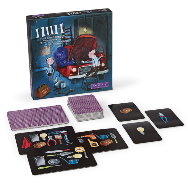 JUEGO DE MESA HUH WHAT IS IN THE GARAGE