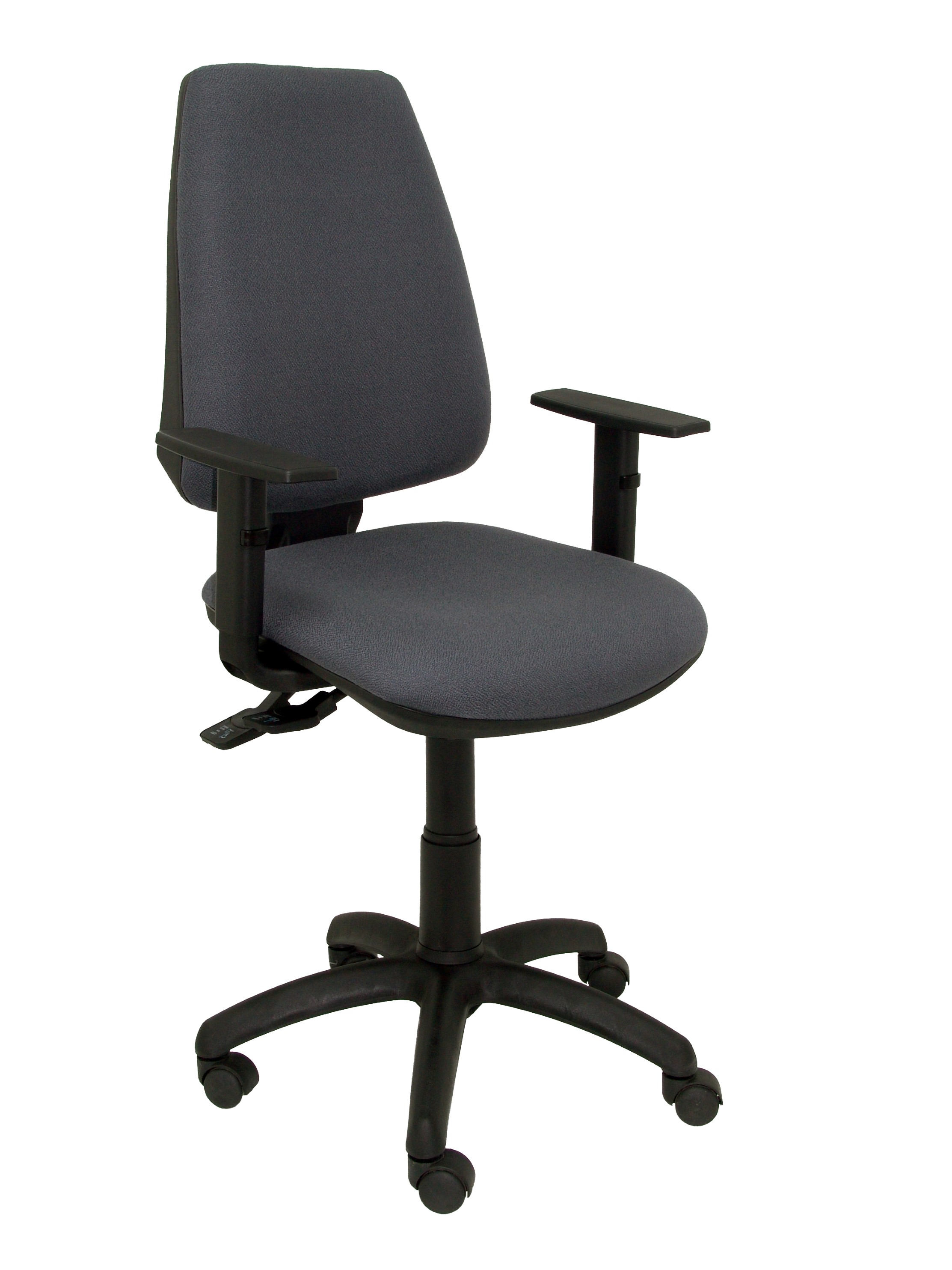 SILLA ELCHE SINCRO C/BRAZOS GRIS OSCURO