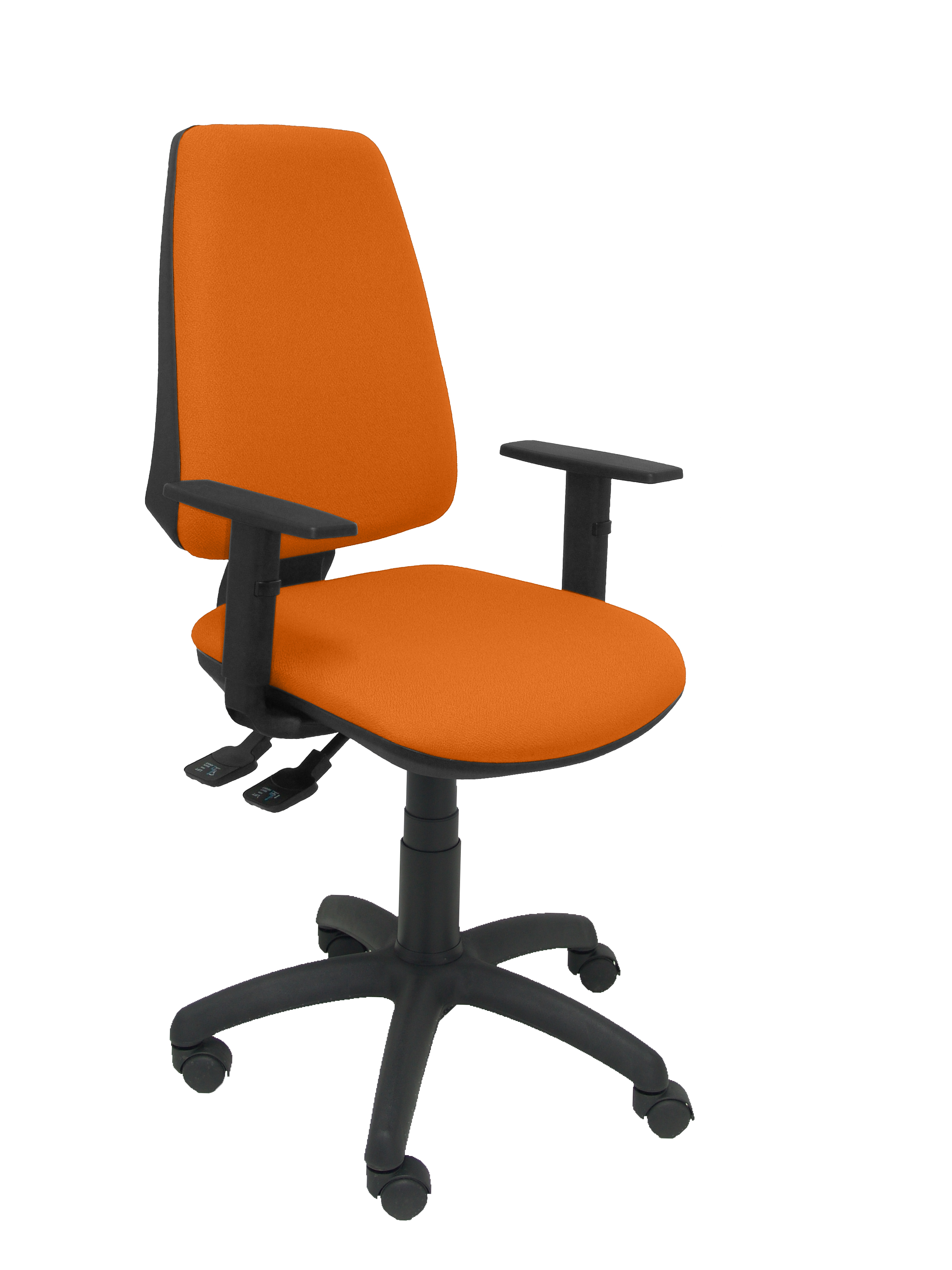 SILLA ELCHE SINCRO C/BRAZOS NARANJA
