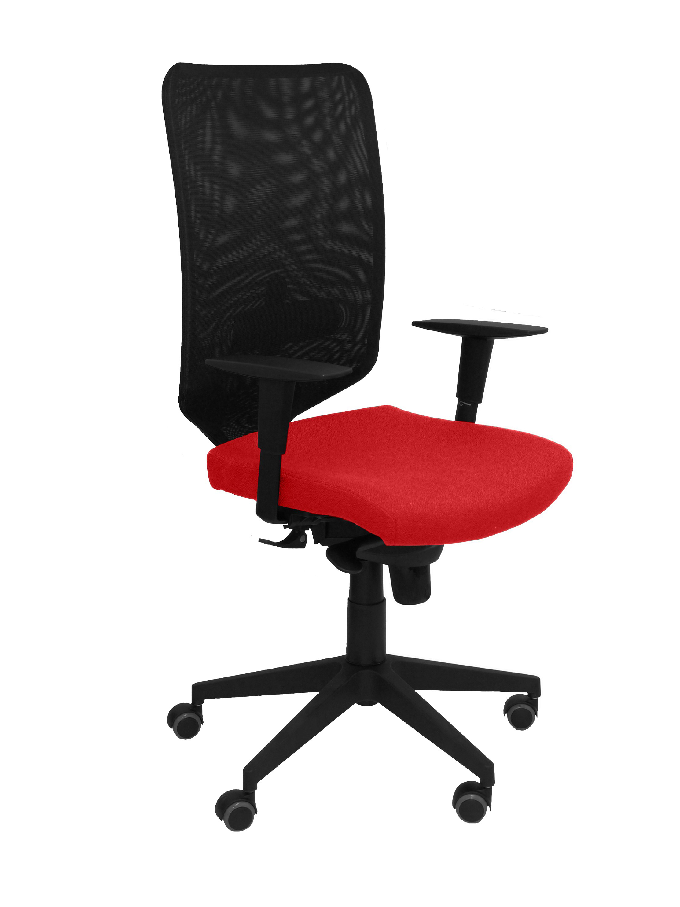 SILLA OSSA SINCRO BRAZOS M/NE TAP/ROJO