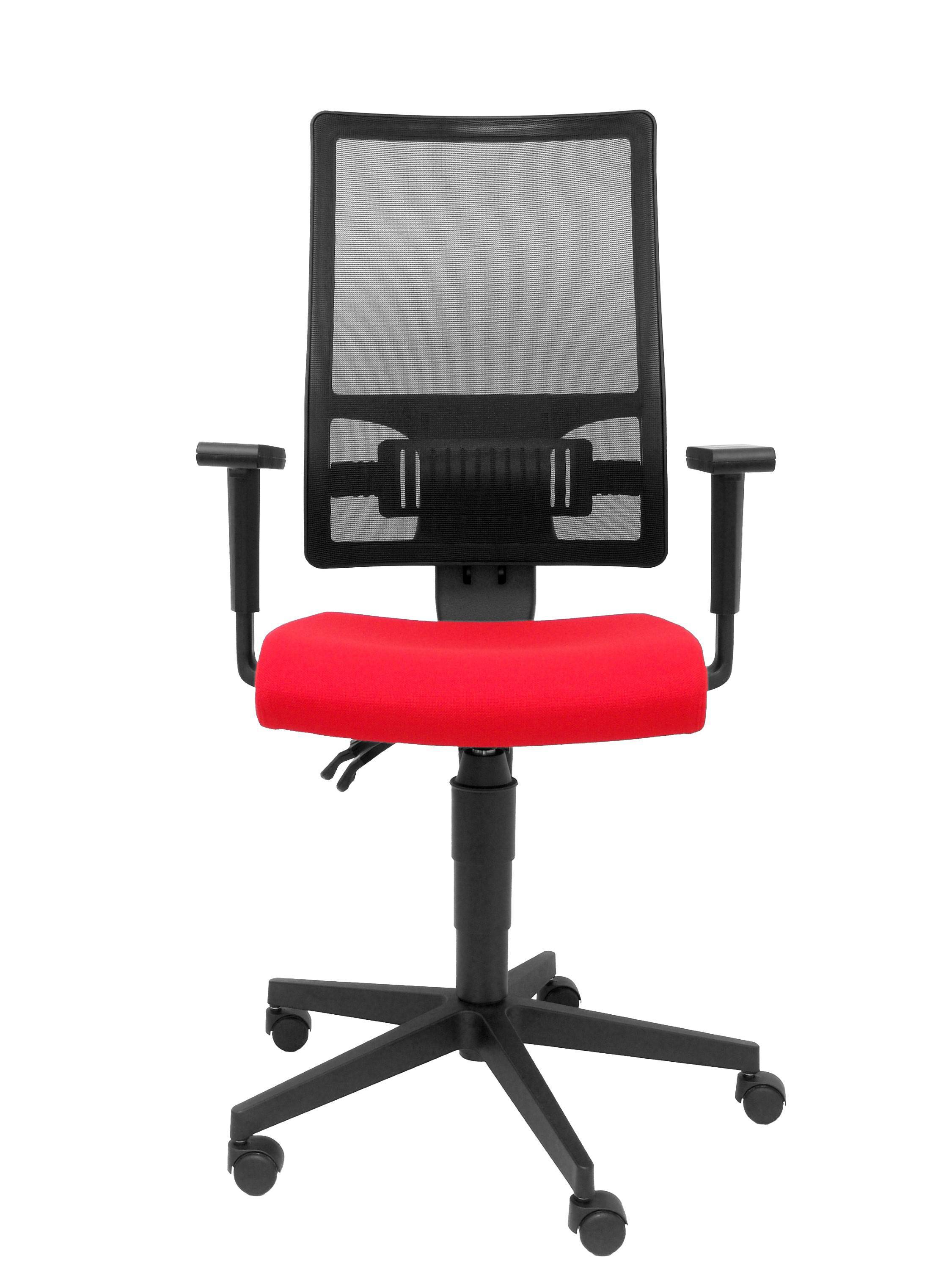 SILLA POVEDILLA MALLA NEGRA T.BALI ROJO