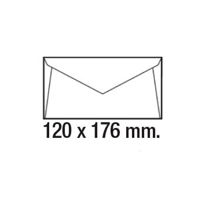 CAJA 500 SOBRE 120X175MM VERJUR.N/AUTOD