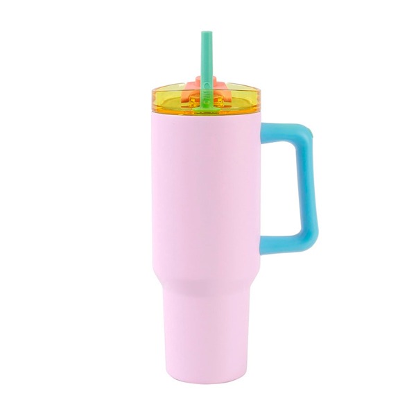 TAZA DE VIAJE 1200ML ROSA
